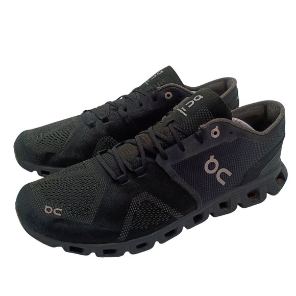On Cloud Shoes Mens Size 12.5 Black Lightweight Swiss Running Athletic Sneakers - Picture 1 of 13